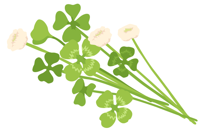 四葉のクローバーのアイコン